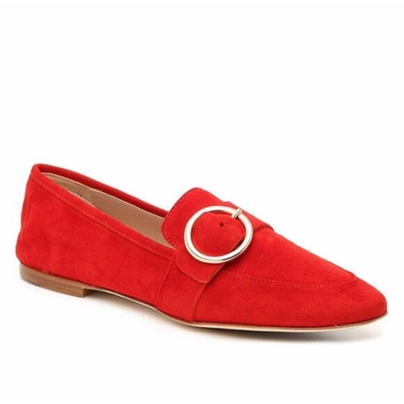 Kurt Geiger Loafers Kenner Suede Flats Slip On Buckle - Picture 10 of 10